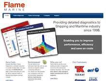 Tablet Screenshot of flamemarine.com